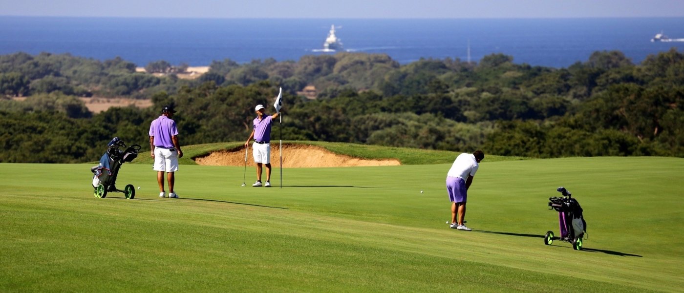Exclusive golf course at Domaine de Murtoli